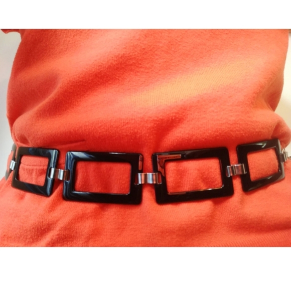🇨🇦 NWT Banana Republic metal chain belt L-XL - Picture 1 of 4